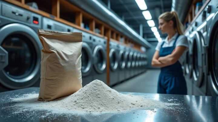 La lessive en poudre professionnelle : solution économique et efficace pour collectivités
