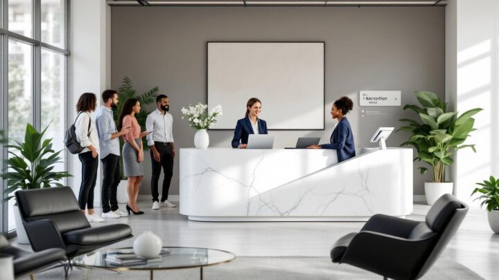 Comment une banque d’accueil pour des bureaux peut améliorer l’expérience client