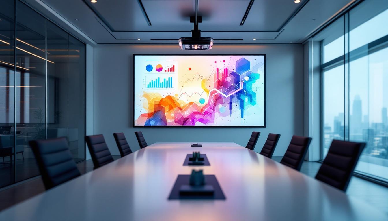 découvrez comment les vidéoprojecteurs bureautiques améliorent l'efficacité et la clarté de vos présentations professionnelles pour un impact réussi.