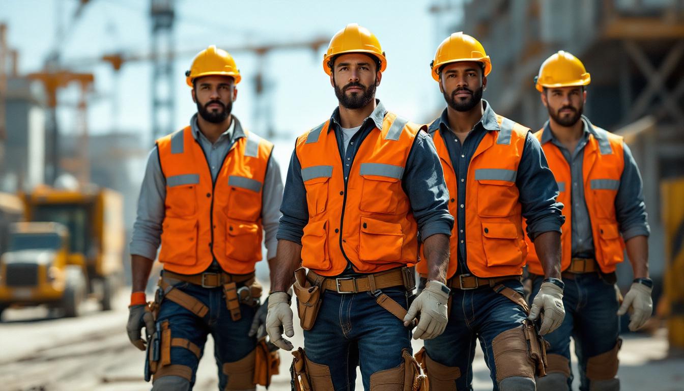découvrez notre gamme de vêtements de travail pour homme, conçus pour offrir à la fois style, confort et sécurité optimale sur le terrain.