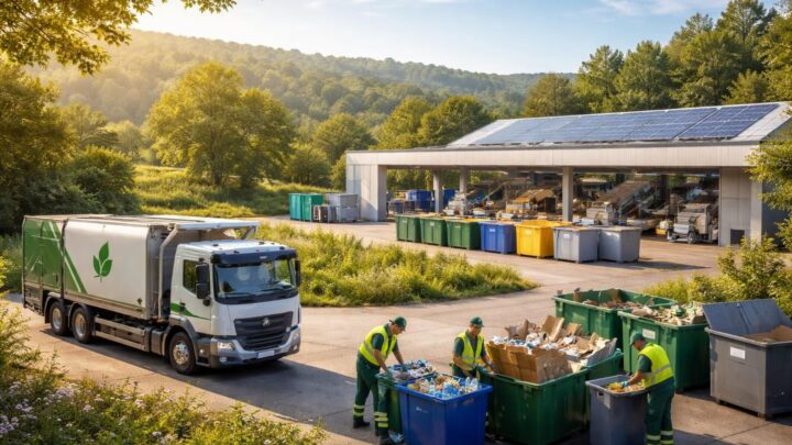 Comment une entreprise de gestion des déchets en France transforme le paysage écologique