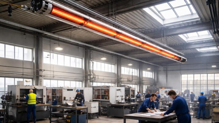 Chauffage tube radiant gaz en entreprise : alternative aux chauffages traditionnels