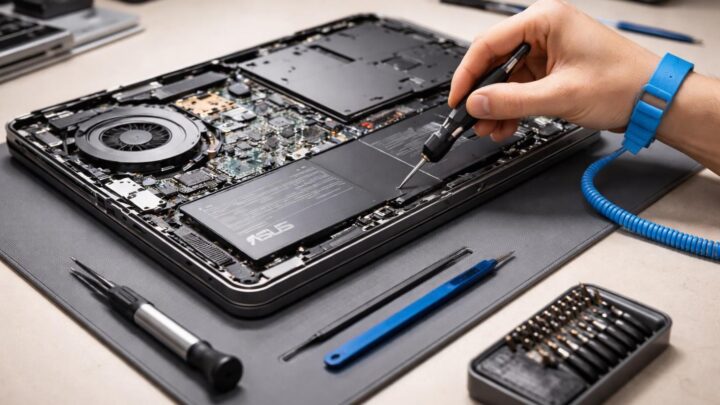 Démonter un PC portable Asus : outils et précautions ESD essentielles